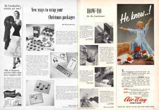 Better Homes & Gardens December 1953 Magazine Article: Page 34