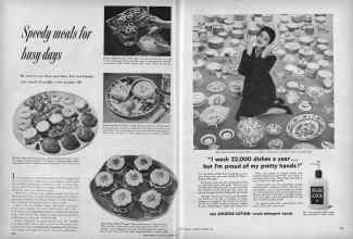 Better Homes & Gardens December 1953 Magazine Article: Page 128