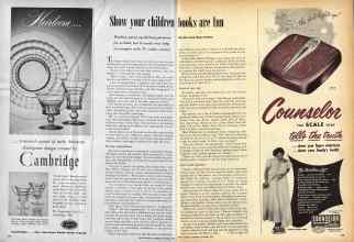 Better Homes & Gardens December 1953 Magazine Article: Show your children books are fun