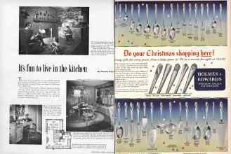 Better Homes & Gardens December 1953 Magazine Article: Page 160