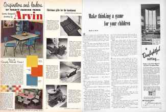 Better Homes & Gardens December 1953 Magazine Article: Page 170