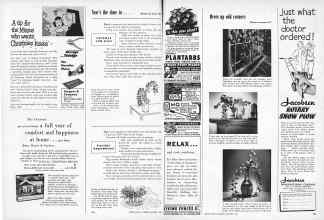 Better Homes & Gardens December 1953 Magazine Article: Page 194