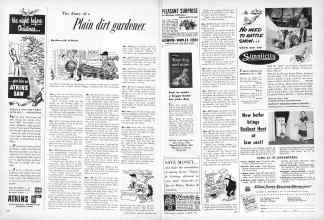 Better Homes & Gardens December 1953 Magazine Article: The diary of a Plain dirt gardener