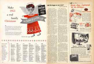 Better Homes & Gardens December 1953 Magazine Article: Page 206