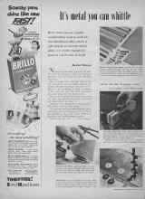 Better Homes & Gardens January 1954 Magazine Article: It's metal yon can whittle