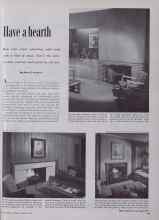 Better Homes & Gardens January 1954 Magazine Article: Have a hearth