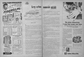 Better Homes & Gardens January 1954 Magazine Article: Keep carbon monoxide outside