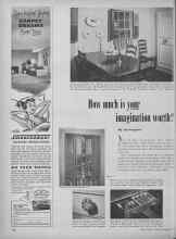 Better Homes & Gardens February 1954 Magazine Article: How much is your imagination worth?