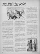 Better Homes & Gardens February 1954 Magazine Article: THE MAN NEXT DOOR