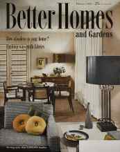 Better Homes & Gardens February 1954 Magazine Cover