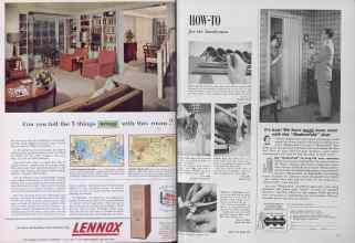 Better Homes & Gardens February 1954 Magazine Article: Page 30