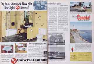 Better Homes & Gardens February 1954 Magazine Article: Page 42