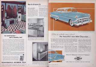 Better Homes & Gardens February 1954 Magazine Article: Page 136