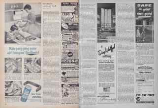 Better Homes & Gardens February 1954 Magazine Article: Page 194