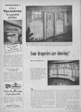 Better Homes & Gardens March 1954 Magazine Article: Your draperies are showing!