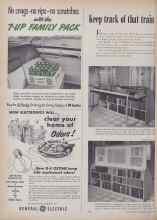 Better Homes & Gardens March 1954 Magazine Article: Keep track of that train Make this lamp and table