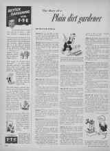 Better Homes & Gardens March 1954 Magazine Article: The diary of a Plain dirt gardener