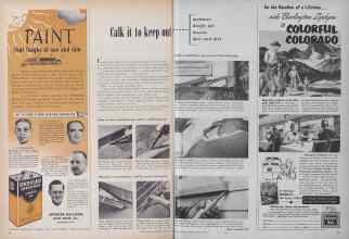 Better Homes & Gardens March 1954 Magazine Article: Calk it to keep out