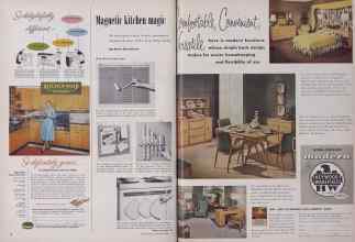 Better Homes & Gardens March 1954 Magazine Article: Page 28
