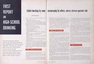 Better Homes & Gardens March 1954 Magazine Article: FIRST REPORT ON HIGH-SCHOOL DRINKING