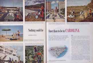 Better Homes & Gardens March 1954 Magazine Article: Nothing could be finer than to be in CAROLINA