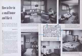 Better Homes & Gardens March 1954 Magazine Article: How to live in a small house and like it
