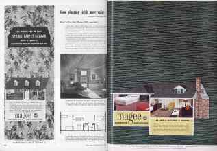 Better Homes & Gardens March 1954 Magazine Article: Page 166