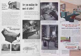 Better Homes & Gardens March 1954 Magazine Article: Are you making the most of tables?