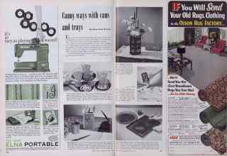 Better Homes & Gardens March 1954 Magazine Article: Canny ways with cans and trays