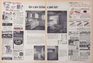Better Homes & Gardens March 1954 Magazine Article: Give a new kitchen a good start