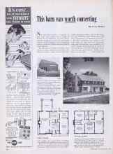 Better Homes & Gardens April 1954 Magazine Article: This barn was worth converting