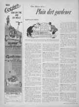 Better Homes & Gardens April 1954 Magazine Article: The diary of a Plain dirt gardener