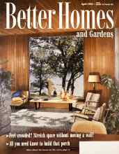 Better Homes & Gardens April 1954 Magazine Cover