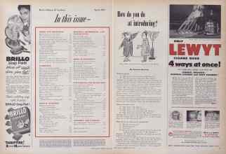 Better Homes & Gardens April 1954 Magazine Article: Page 6