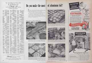 Better Homes & Gardens April 1954 Magazine Article: Do you make the most of aluminum foil?