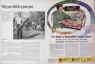 Better Homes & Gardens April 1954 Magazine Article: Page 196