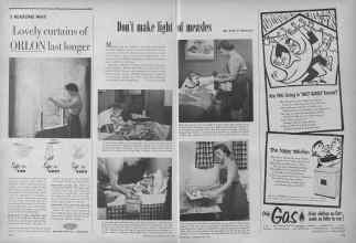 Better Homes & Gardens April 1954 Magazine Article: Don't make light of measles