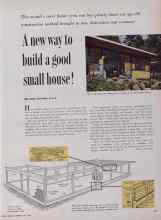 Better Homes & Gardens May 1954 Magazine Article: A new way to build a good small house!