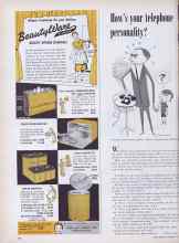 Better Homes & Gardens May 1954 Magazine Article: How's your telephone personality?