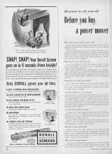 Better Homes & Gardens May 1954 Magazine Article: Questions to ask yourself Before you buy a power mower
