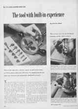 Better Homes & Gardens May 1954 Magazine Article: The tool with built-in experience