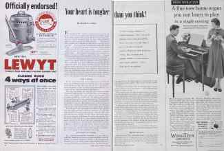 Better Homes & Gardens May 1954 Magazine Article: Your heart is tougher than you think!