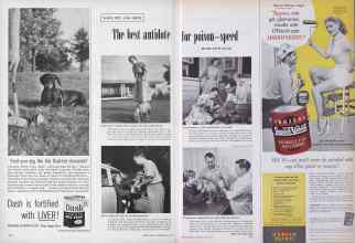 Better Homes & Gardens May 1954 Magazine Article: The best antidote for poison--speed