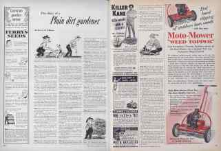 Better Homes & Gardens May 1954 Magazine Article: The diary of a Plain dirt gardener