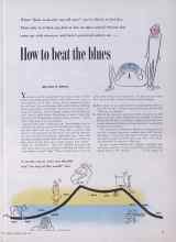 Better Homes & Gardens June 1954 Magazine Article: How to beat the blues