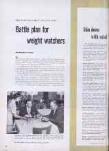 Better Homes & Gardens June 1954 Magazine Article: Battle plan for weight watchers