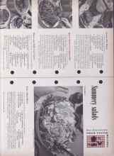 Better Homes & Gardens June 1954 Magazine Article: Summery Salads