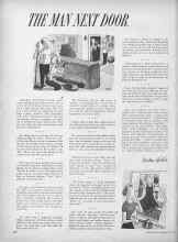 Better Homes & Gardens June 1954 Magazine Article: THE MAN NEXT DOOR