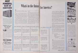 Better Homes & Gardens June 1954 Magazine Article: What's in the future for America?