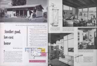 Better Homes & Gardens June 1954 Magazine Article: Another good, low-cost house